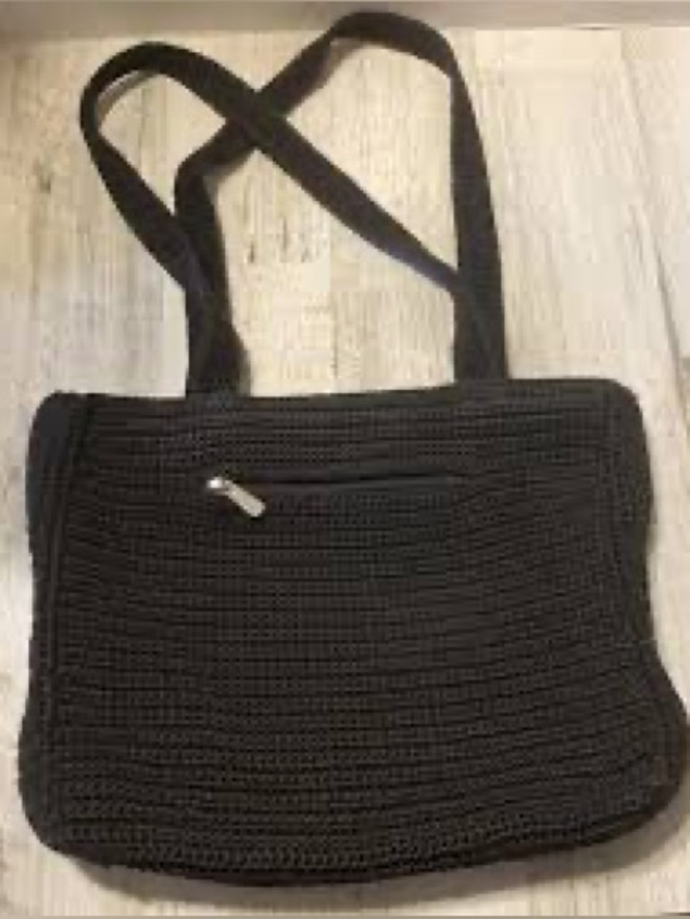 🦋The Sak🦋Black Woven Shoulder Bag - Classic Women's Tote